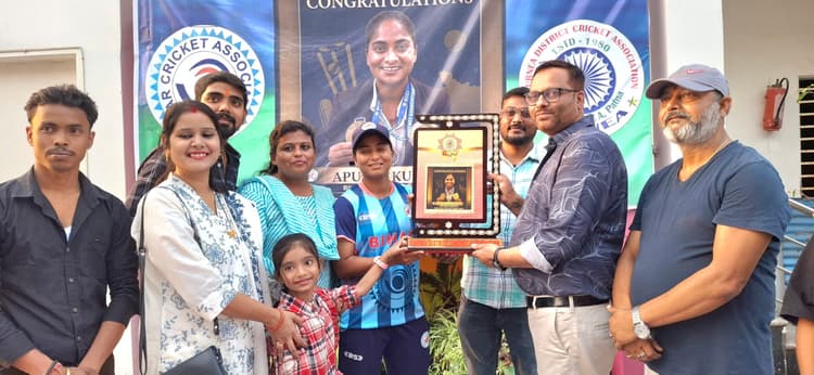 पूर्णिया की क्रिकेट खिलाड़ी अपूर्वा का ईस्ट जोन क्रिकेट टीम में चयन