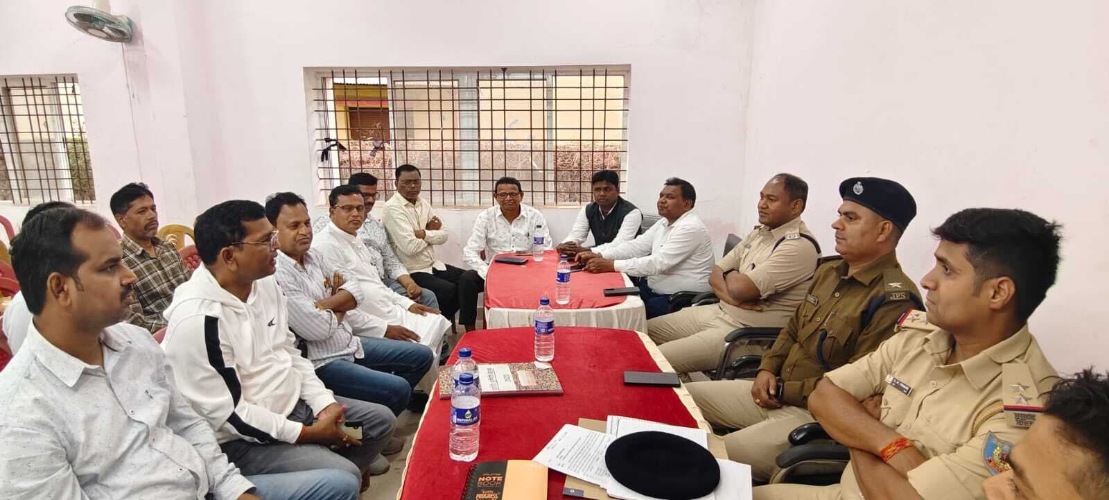 पर्व  को शांतिपूर्ण संपन्न कराना प्रशासन की प्राथमिकता है : एसडीपीओ