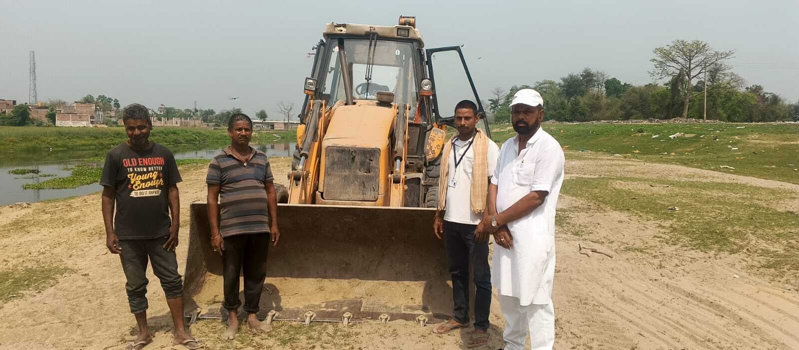 लोक आस्था का महापर्व चैती छठ को लेकर की गयी साफ- सफाई