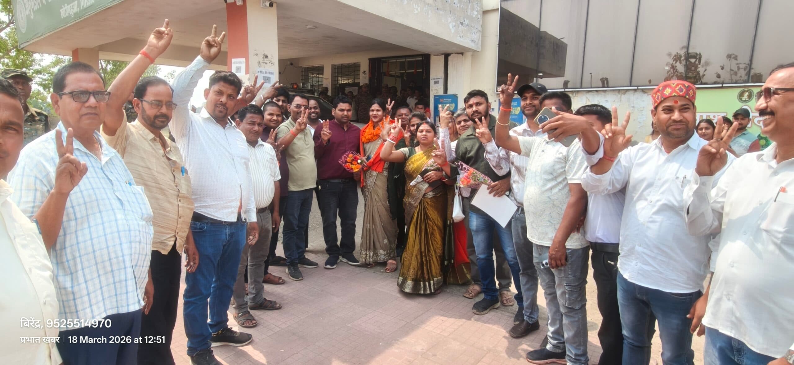 Giridih News :विनीता कुमारी निर्विरोध चुनीं गयीं धनवार नगर पंचायत की उपाध्यक्ष