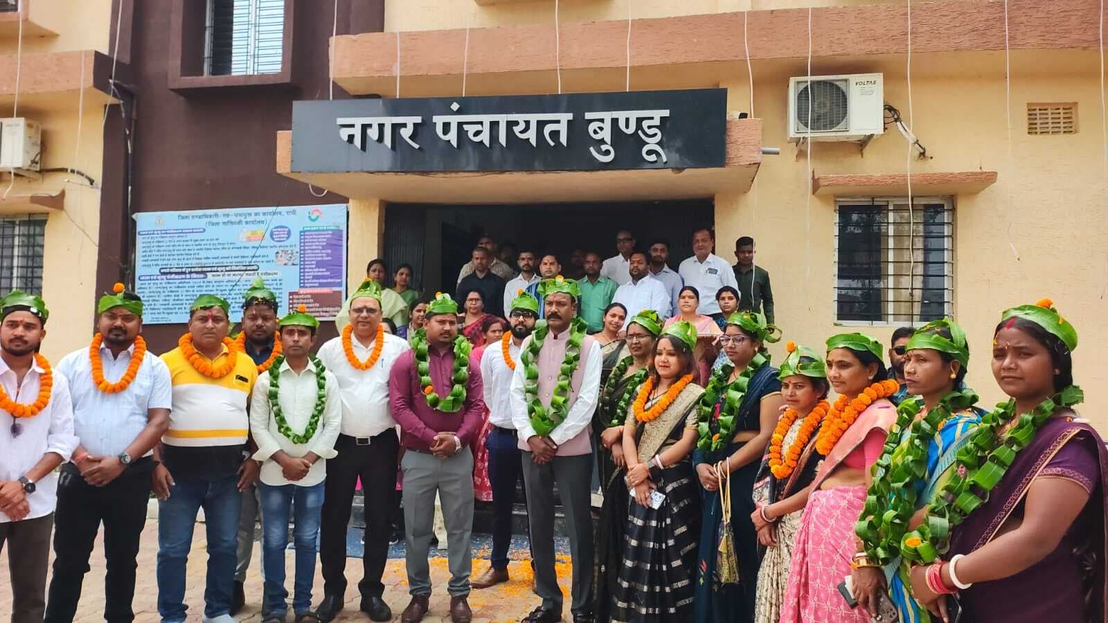 नवनिर्वाचित अध्यक्ष, उपाध्यक्ष व पार्षदों का स्वागत