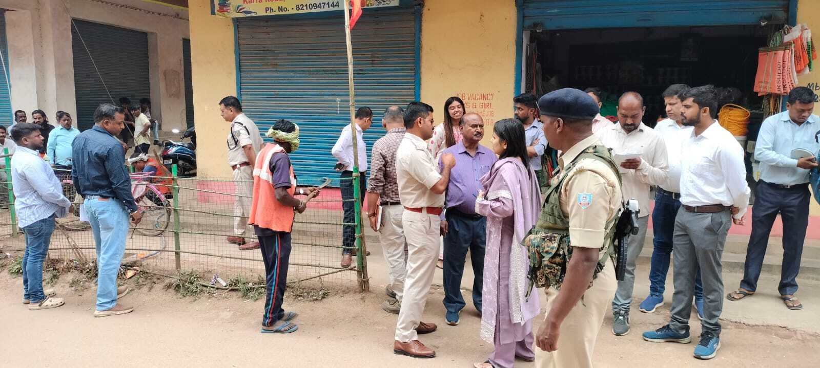 शहर में हटाया गया अतिक्रमण