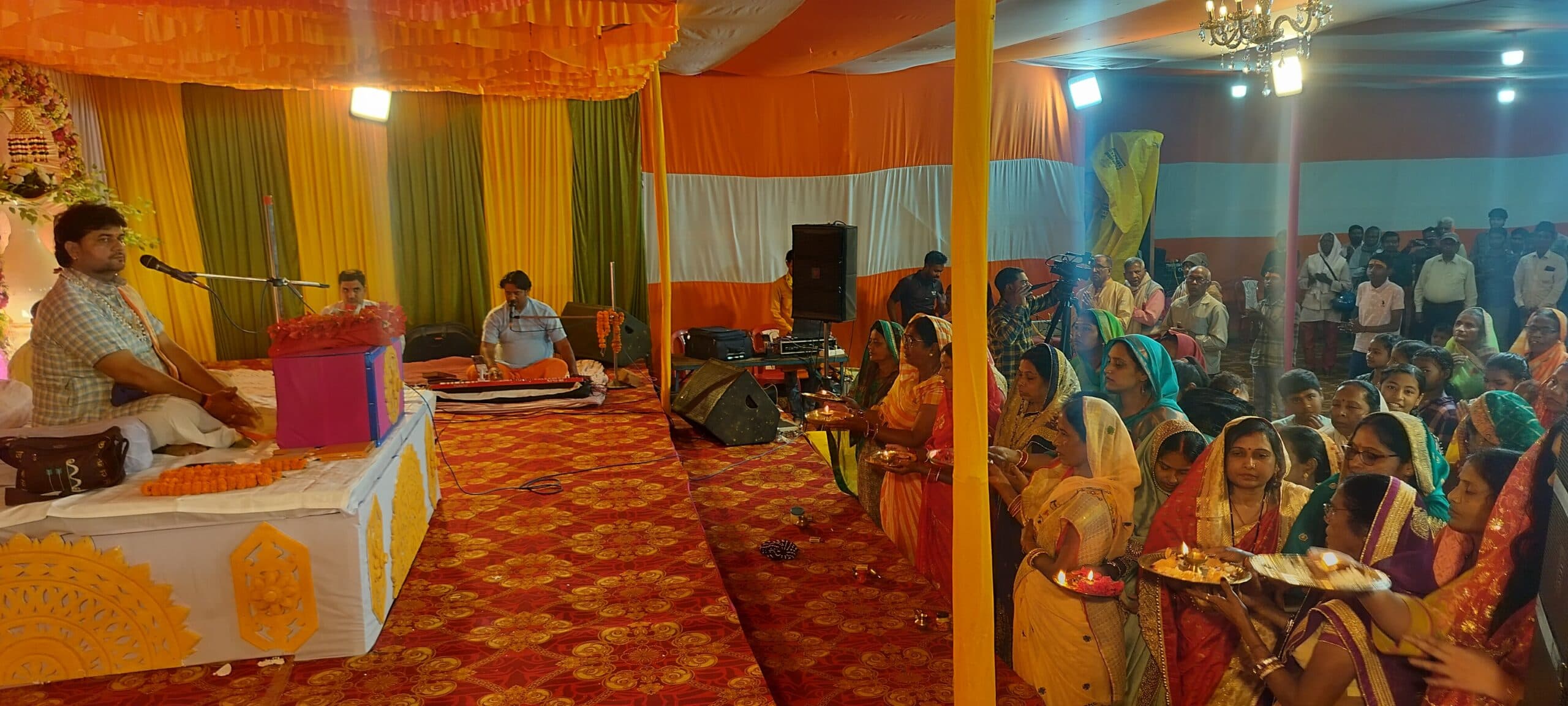 जोन्हा में शिव-पार्वती विवाह प्रसंग सुन झूम उठे श्रद्धालु