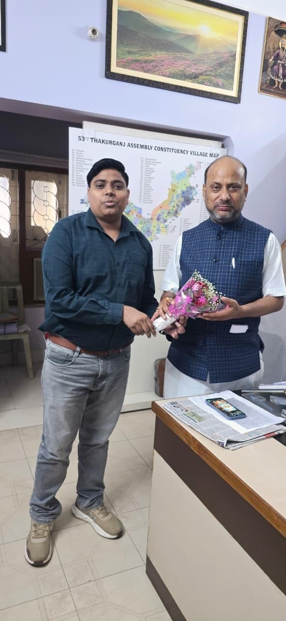 सीडीपीओ ने की विधायक से नये कार्यालय भवन के निर्माण की मांग