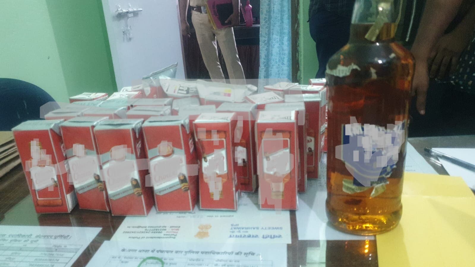 6.150 लीटर शराब के साथ एक तस्कर गिरफ्तार