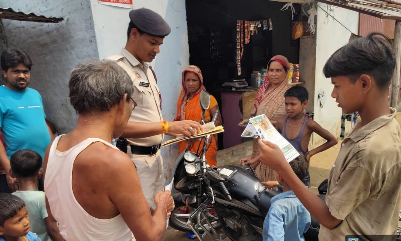 अग्निशमन विभाग ने ग्रामीणों को सिखाए आग से बचाव के गुर