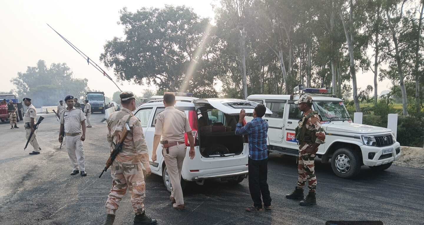 नुआंव में चला सघन वाहन जांच अभियान, 11 हजार वसूला गया जुर्माना