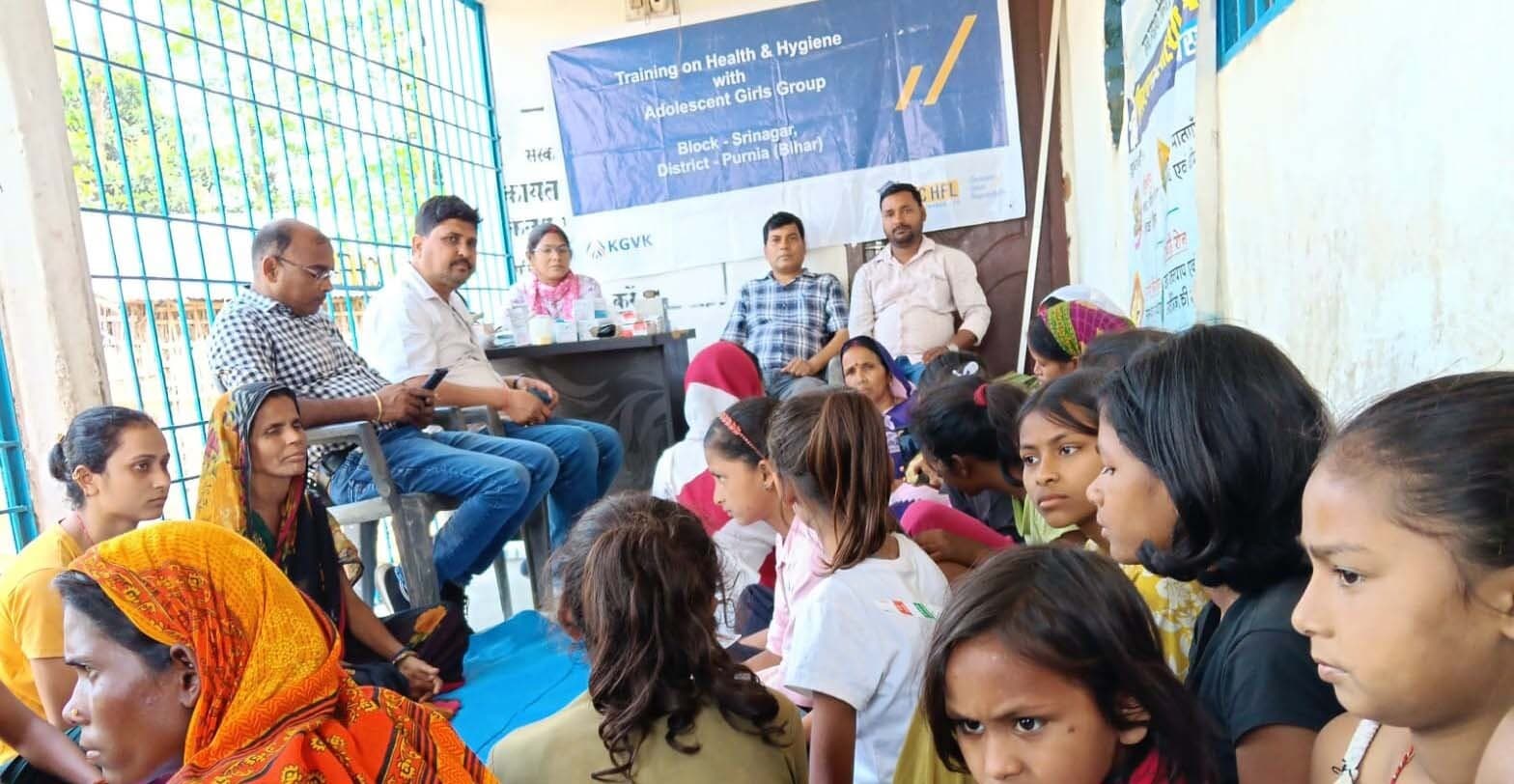 स्वास्थ्य व स्वच्छता पर किशोरी-युवतियों को किया जागरूक