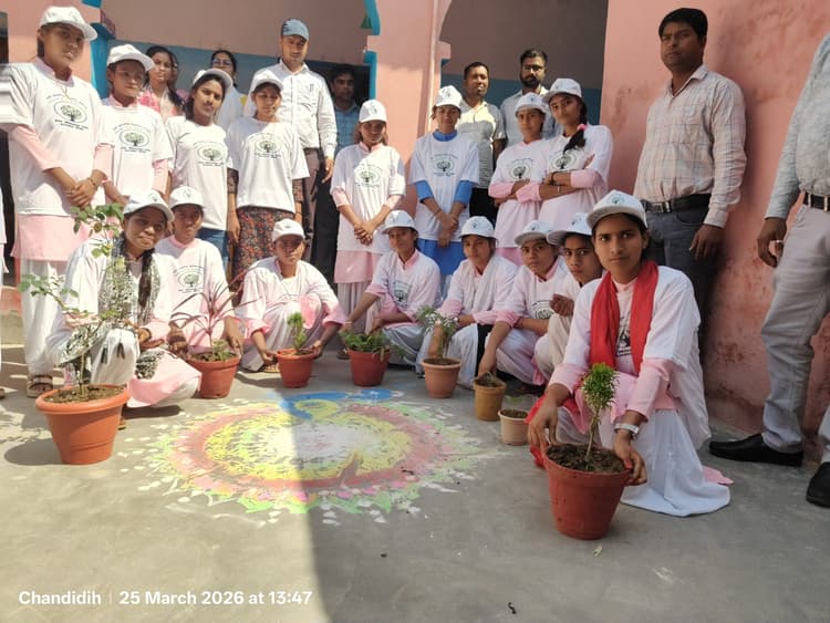 डोकी सबलपुर विद्यालय में इको क्लब का आयोजन