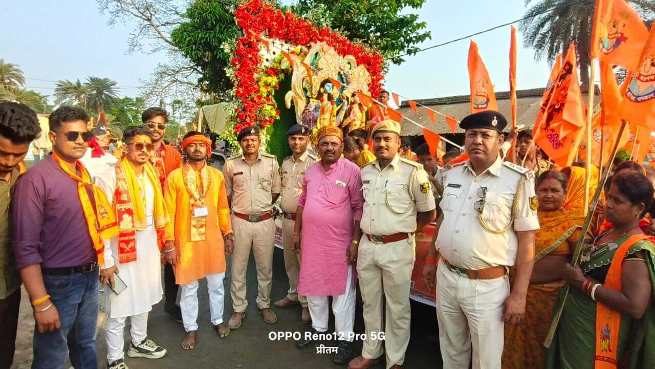 जय श्री राम के जयघोष से गुंजायमान हुआ पूरा इलाका