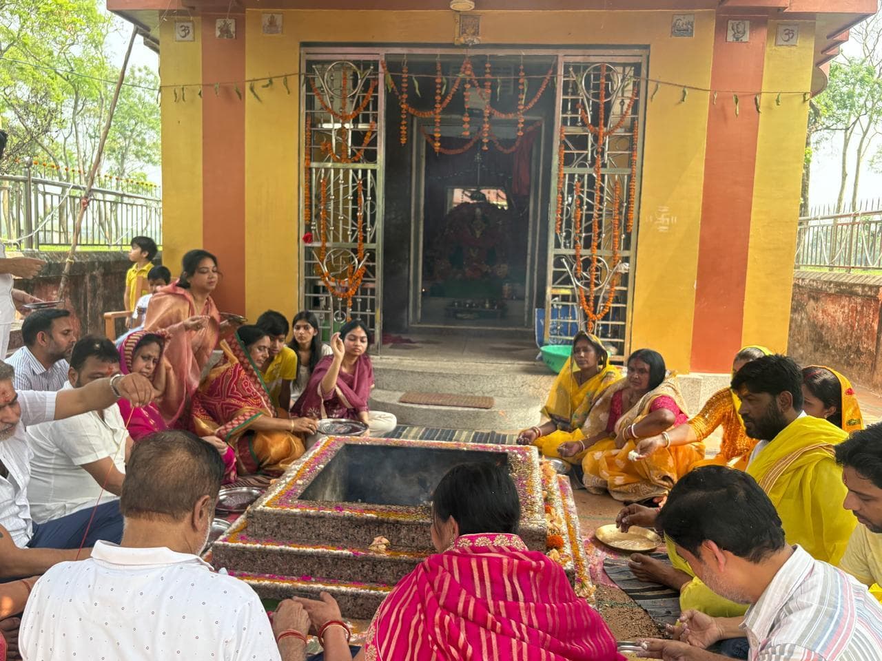 धुमनियां दुर्गा मंदिर में चैत्र नवरात्र का समापन