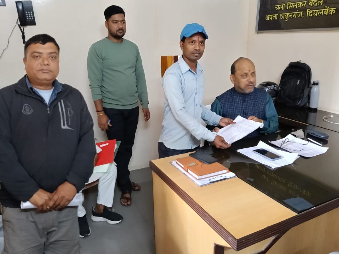 मीरभिट्ठा श्मशान घाट पर शेड निर्माण की मांग