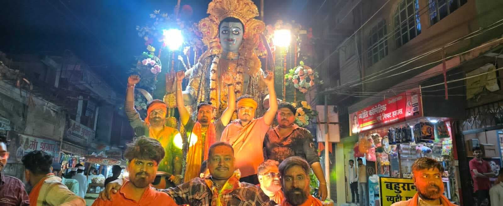 जय श्रीराम के नारों से गुंजायमान हुआ शहर