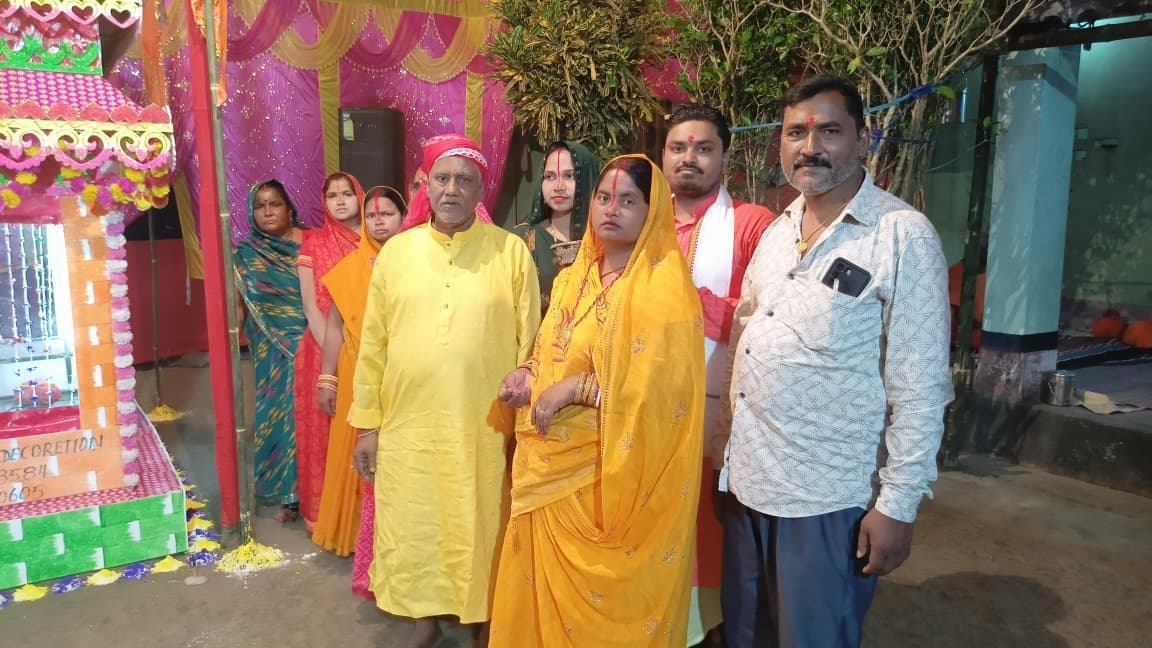 विधिवत पूजा-अर्चना के बाद संपन्न हुआ चैती नवरात्रि