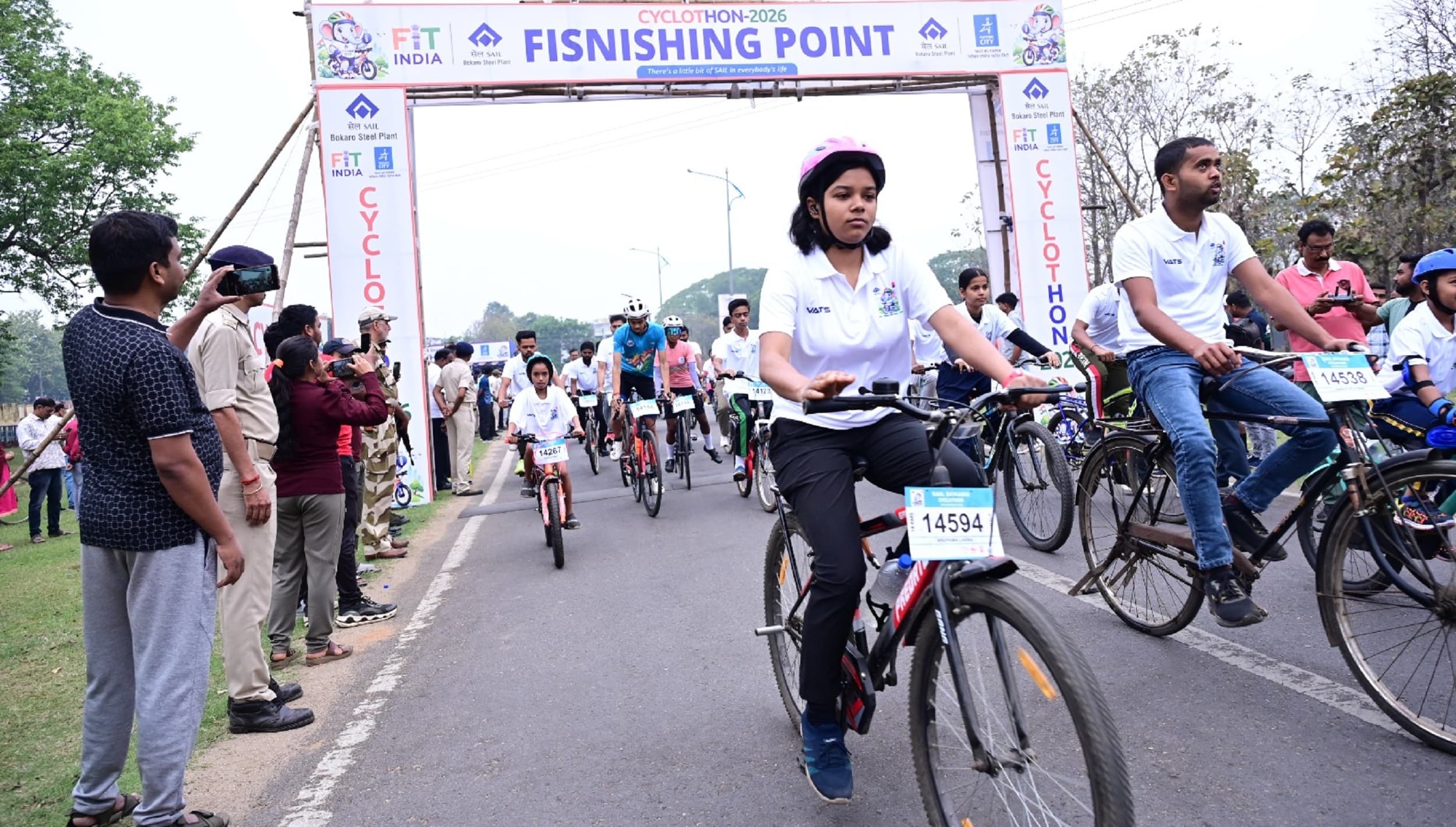 Bokaro News : सेल-बोकारो साइक्लोथॉन का आयोजन