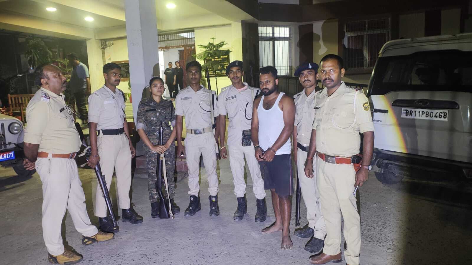 पुलिस की बड़ी कार्रवाई, समस्तीपुर से दबोचा गया आरोपित