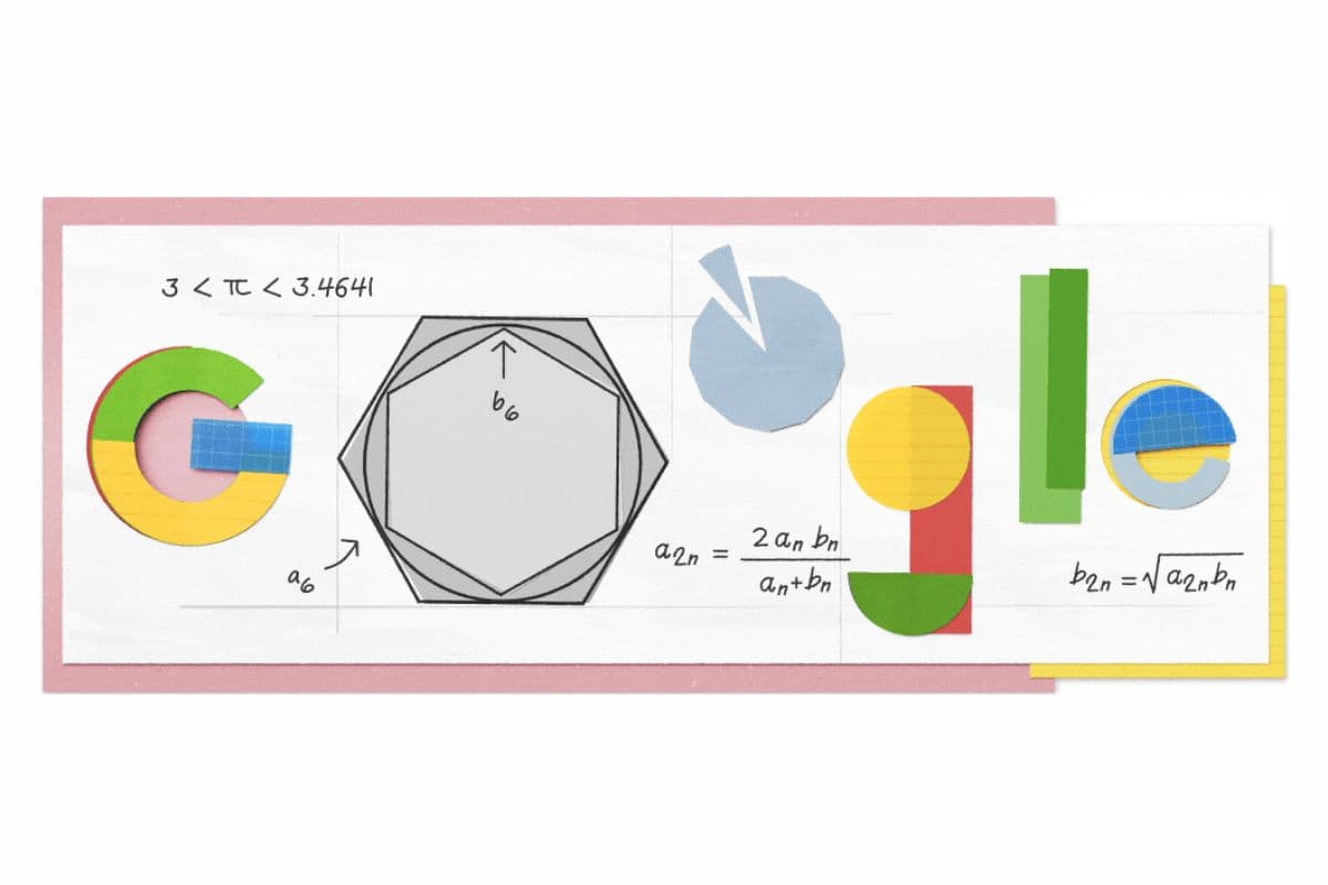 पाई डे 2026: गूगल डूडल ने दिखाया मैथ्स का जादू