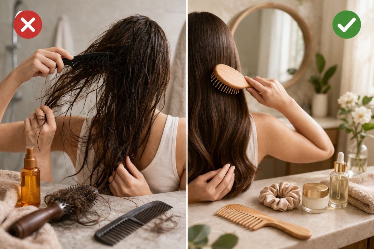 कंघी करने का गलत तरीका बना रहा है बालों को कमजोर, छोटी-सी लापरवाही बन सकती है बड़े नुकसान की वजह