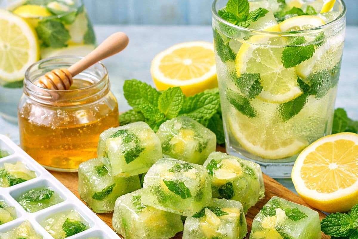घर पर बनाएं मिंट लेमोनेड आइस क्यूब्स, हर घूंट में ठंडक