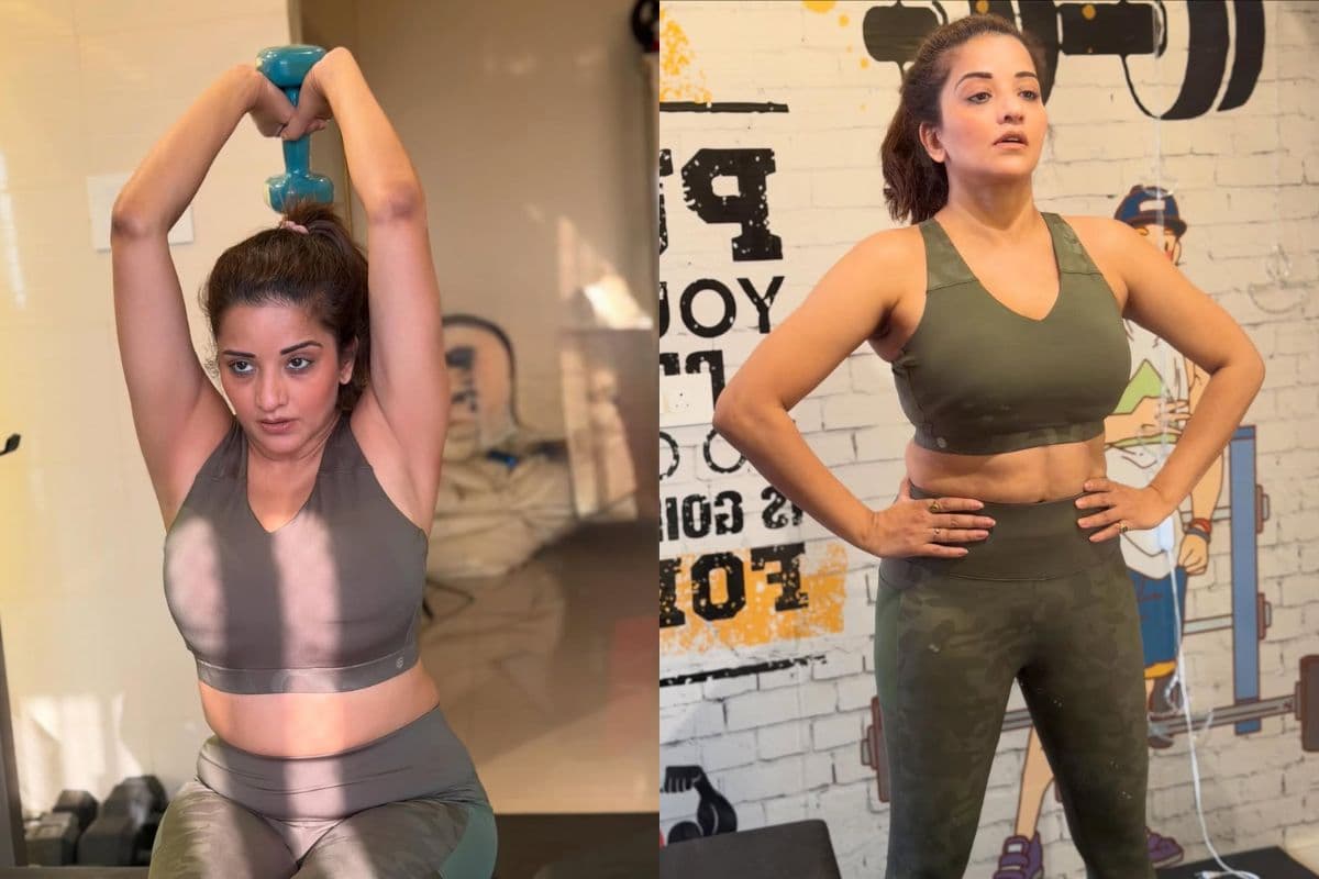 जिम लुक में नजर आई मोनालिसा, सोशल मीडिया पर शेयर की तस्वीरें  