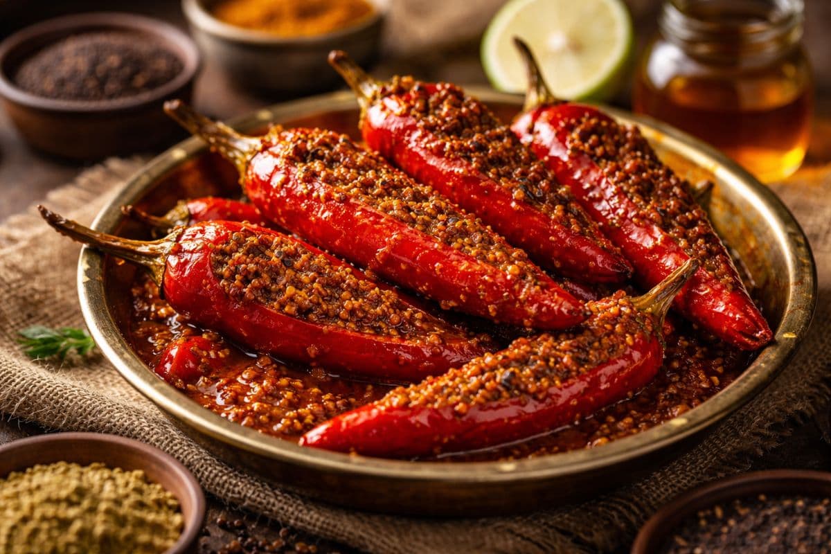 खाना है तीखा-चटपटा भरवा मिर्च अचार, नोट कीजिए Ranveer Brar की आसान रेसिपी