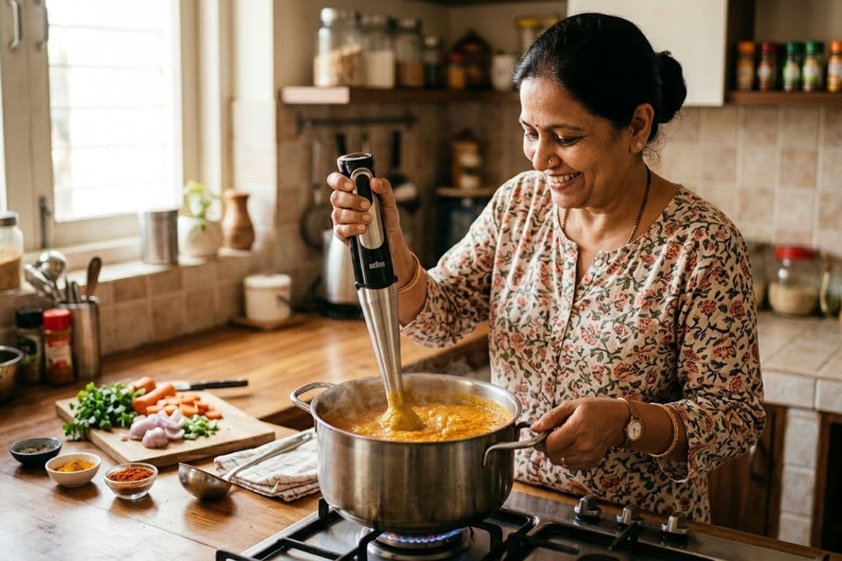 शेफ रणवीर से सीखें हैंड ब्लेंडर को इस्तेमाल करने का सही तरीका 