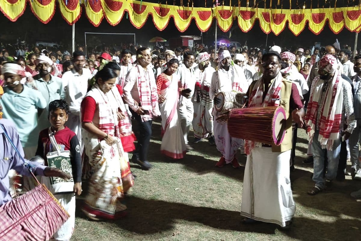 सरायकेला के जोजो गांव में मनाया गया सरहुल महोत्सव, नाच-गान में झूमे लोग