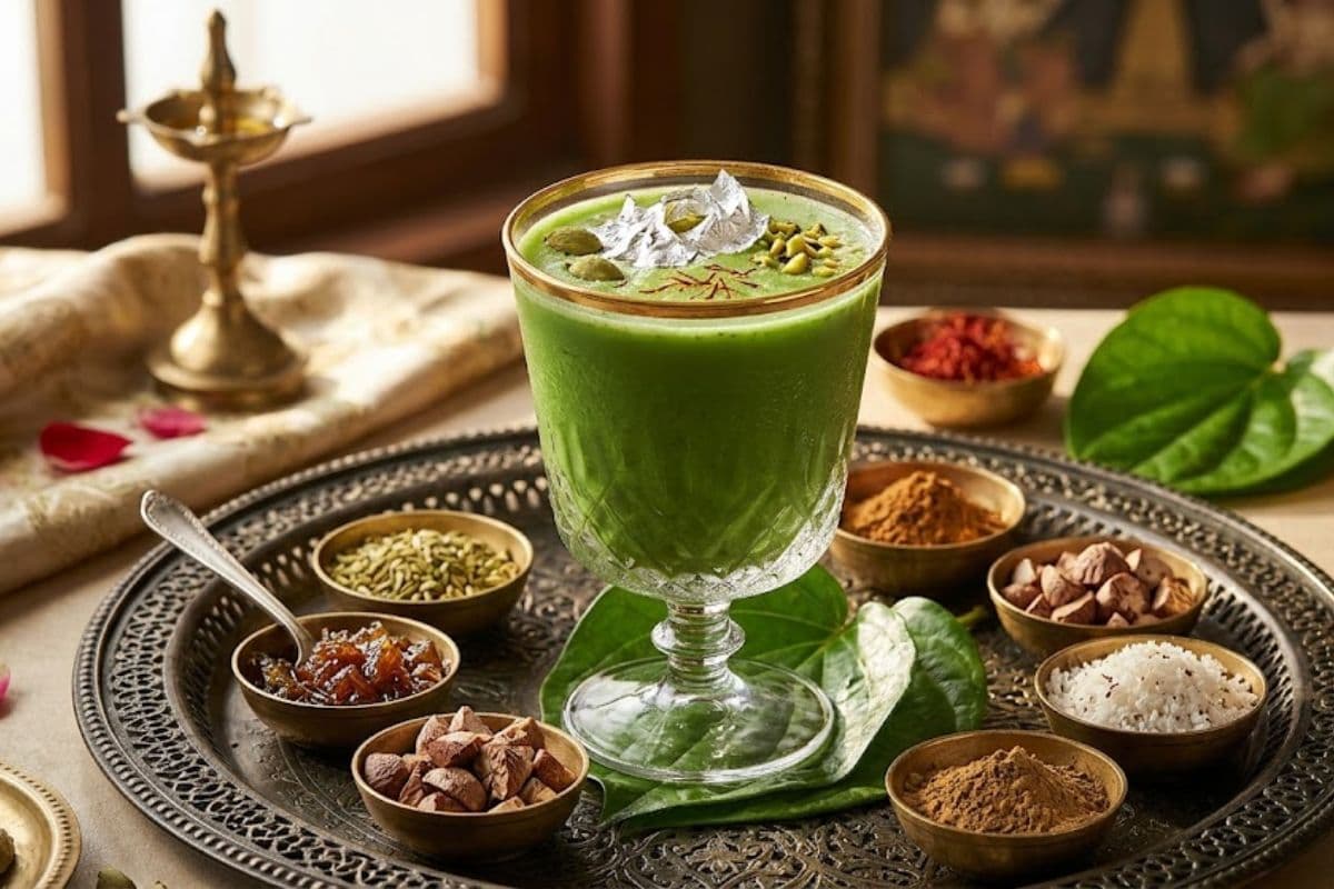 स्वाद और ठंडक का परफेक्ट मेल, घर पर बनाएं शाही पान शरबत 