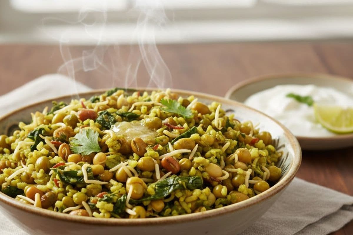 स्प्राउट्स और पालक से बनाएं हेल्दी खिचड़ी, शेफ हरपाल ने बताई रेसिपी
