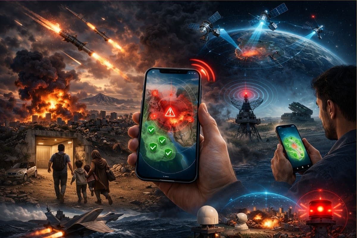 अमेरिका-ईरान युद्ध में ऐप्स बचा रहे लोगों की जान, जानिए क्या है तकनीक