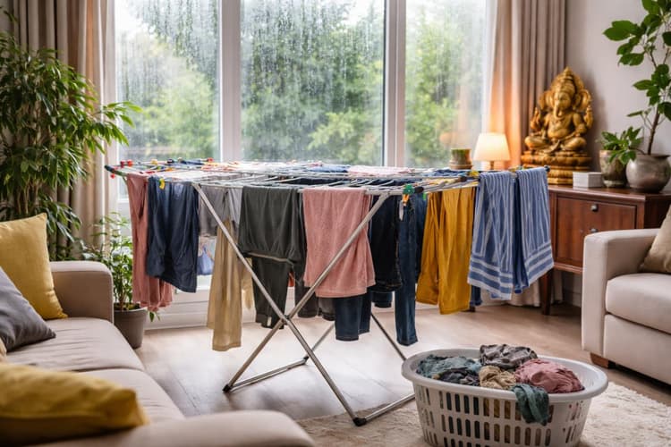 घर के अंदर गीले कपड़े सुखाना सही है या गलत? जानें वास्तु शास्त्र के नियम