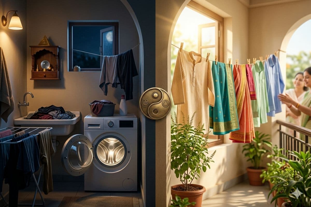 रात में कपड़े धोना क्यों माना जाता है अशुभ? जानें वास्तु शास्त्र में बताई गई इसकी बड़ी वजह