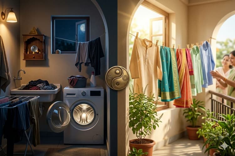 रात में कपड़े धोना क्यों माना जाता है अशुभ? जानें वास्तु शास्त्र में बताई गई इसकी बड़ी वजह