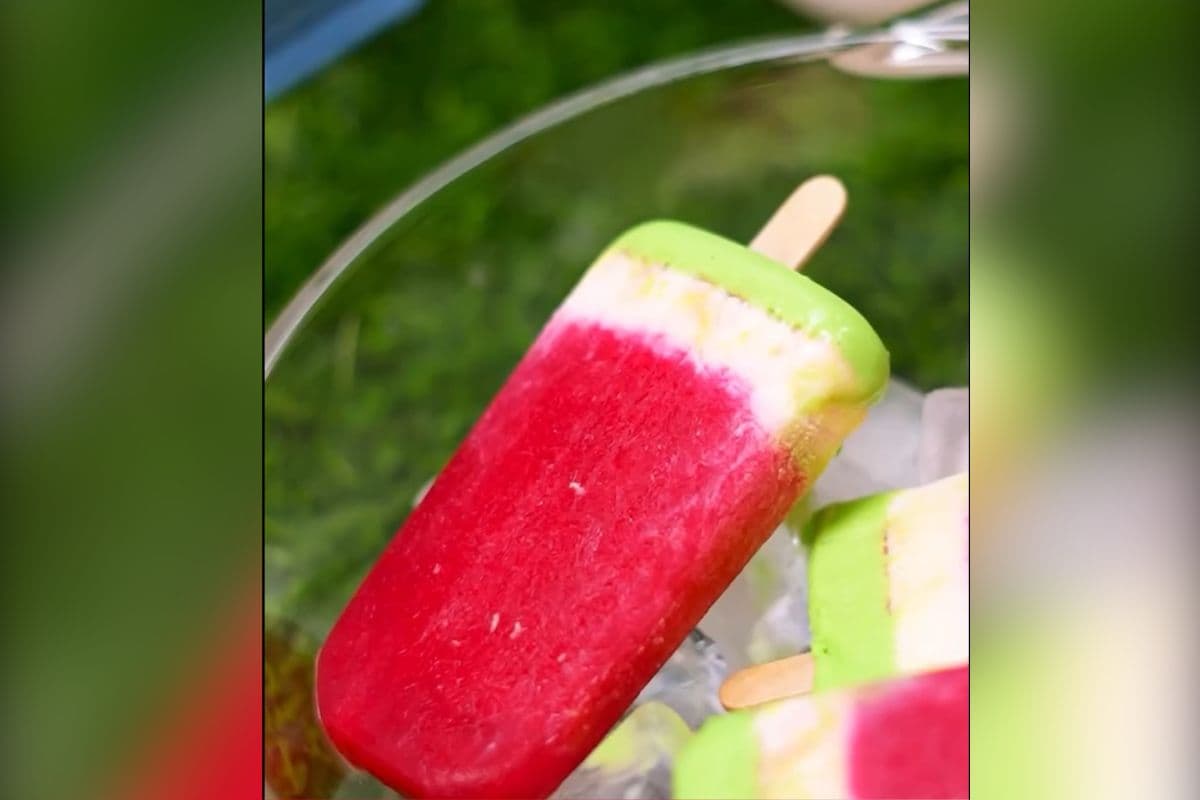 गर्मियों में घर पर बनाएं वाटरमेलन आइसक्रीम, पूनम देवनानी ने शेयर की रेसिपी 