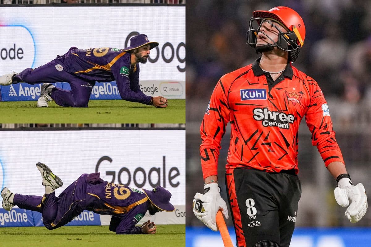 KKR vs SRH: अभिषेक शर्मा के कैच पर विवाद, अंपायर के फैसले से नाराज दिखा बैटर