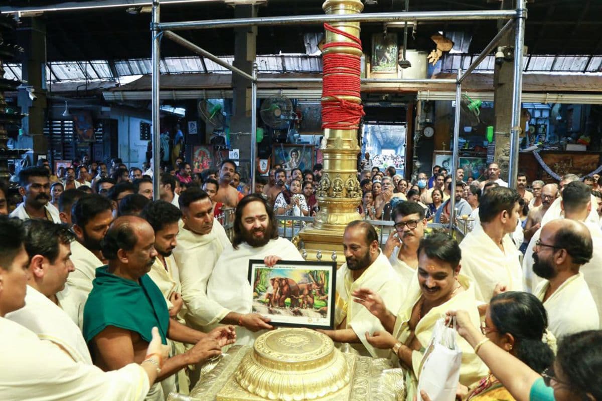 अनंत अंबानी का दान: केरल के मंदिरों और हाथियों के लिए ₹18 करोड़ की घोषणा