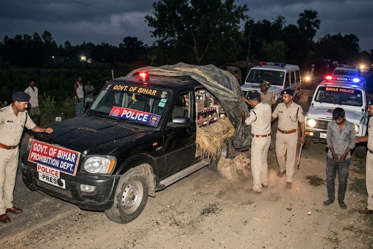 फर्जी पुलिस और प्रेस बोर्ड लगाकर कर रहे शराब तस्करी, भागलपुर में तस्करों ने अपनाया नया तरीका