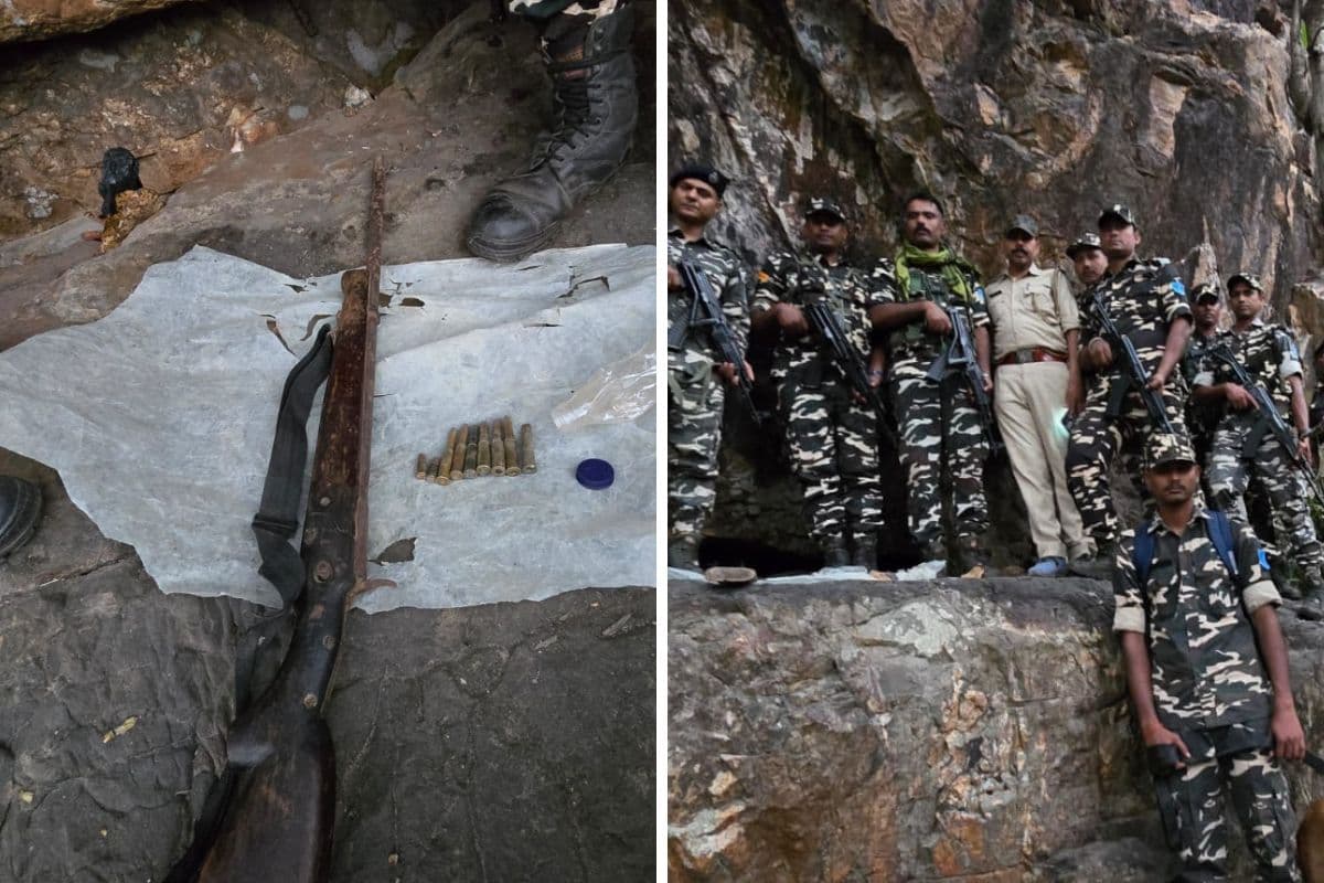 लखीसराय में SSB का सर्च ऑपरेशन,ड्रोन और स्निफर डॉग्स से हथियारों का जखीरा बरामद