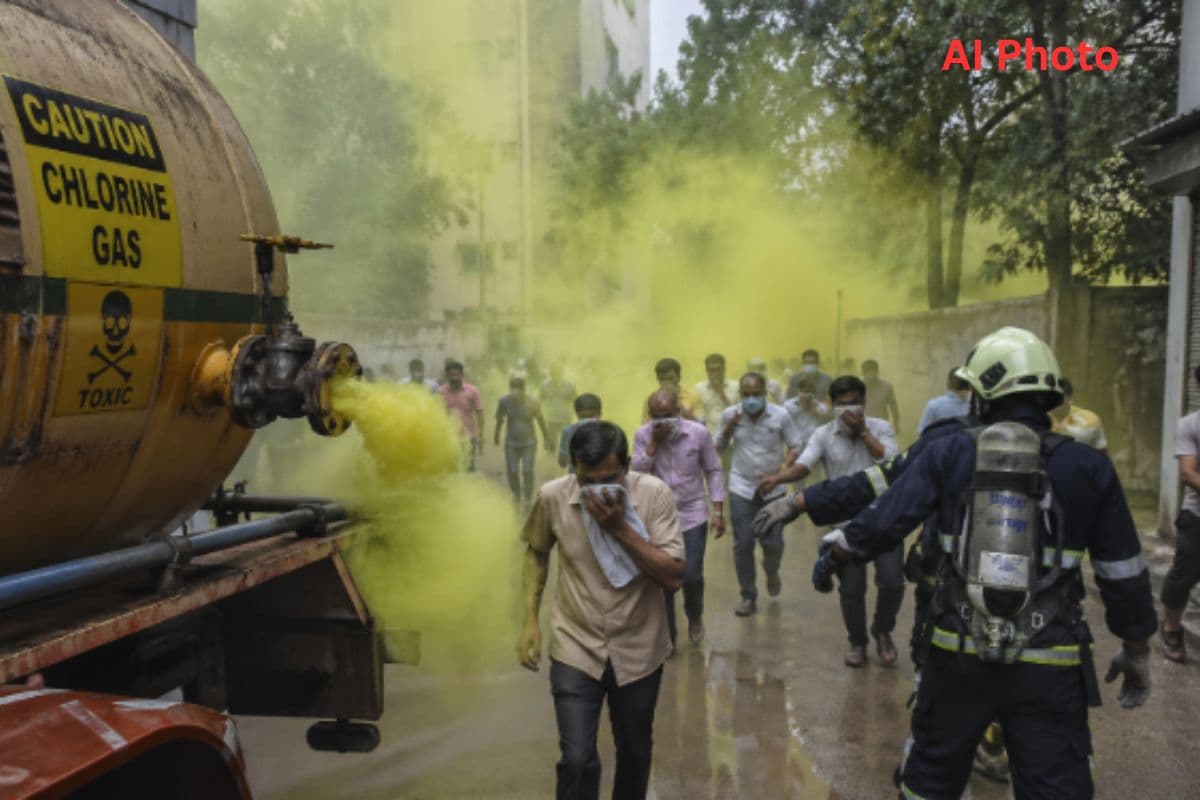 पुणे में क्लोरीन गैस रिसाव से हड़कंप, 24 लोग अस्पताल में भर्ती