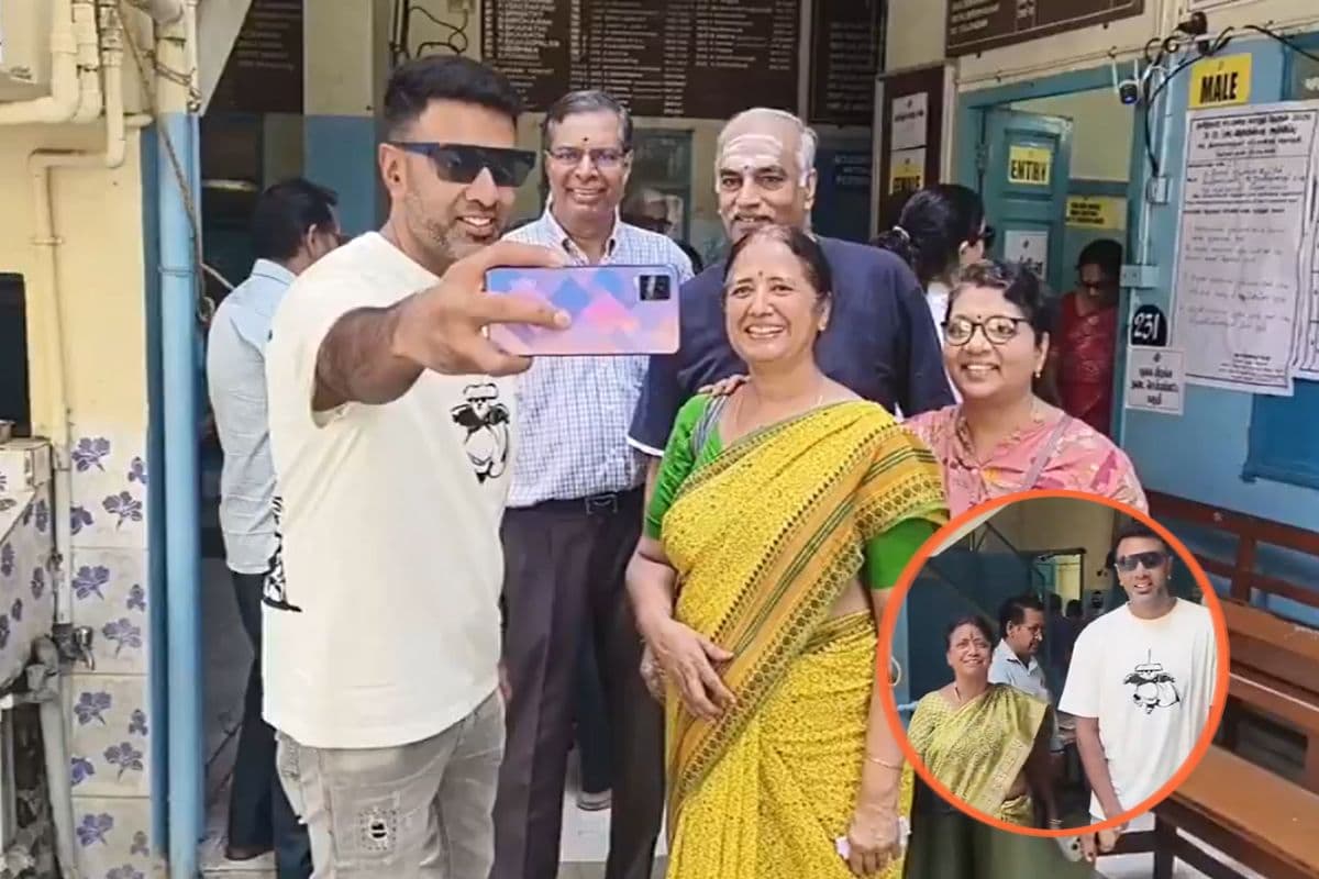 Video : हैलो अश्विन, एक फोटो…वोट देने पहुंचे क्रिकेटर रविचंद्रन अश्विन के साथ लोग लेने लगे सेल्फी