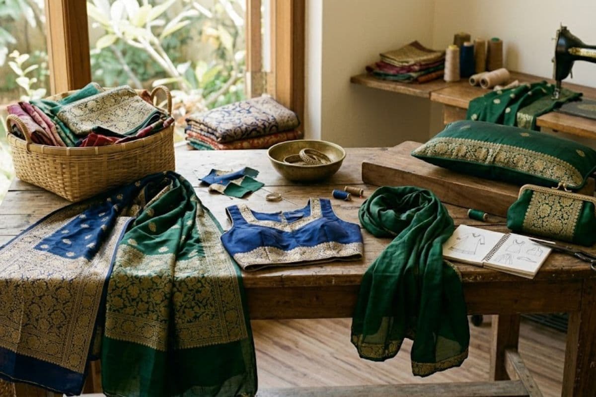 पुरानी साड़ी से बनाएं स्टाइलिश फैशन और होम डेकोर आइटम, मेहमान भी देख कर करेंगे तारीफ 