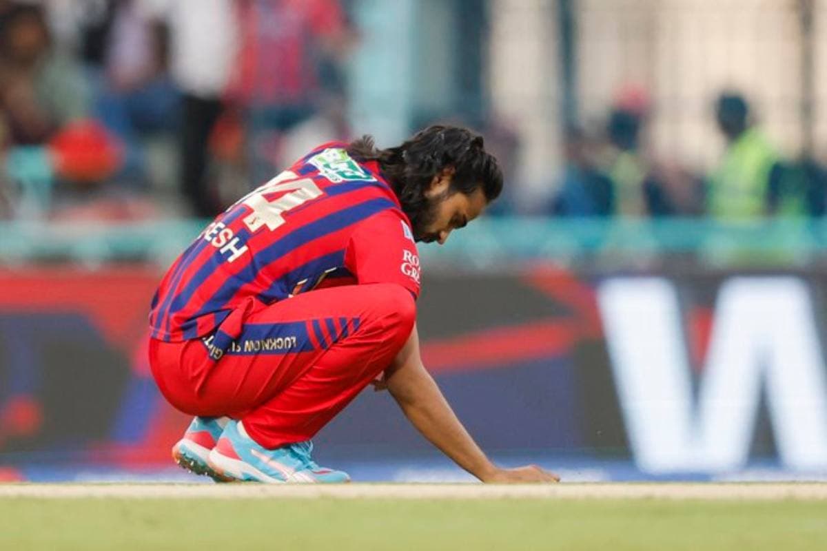 बैन के डर से सुधरे दिग्वेश राठी, विकेट लेने के बाद कुछ इस अंदाज में मनाया जश्न