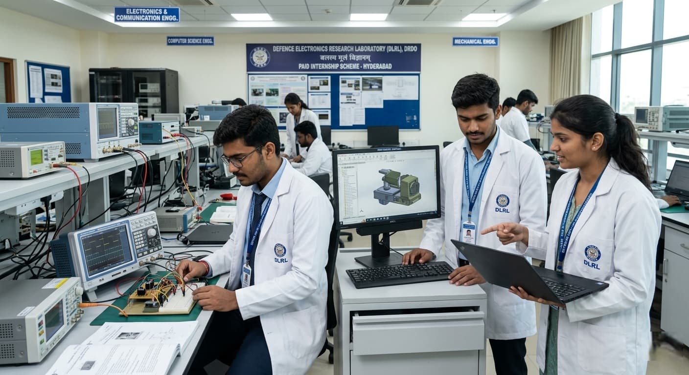 DRDO DLRL Internship : डीआरडीओ में करें इंटर्नशिप, मिलेगा छह महीने का अनुभव और 30,000 रुपये स्टाइपेंड