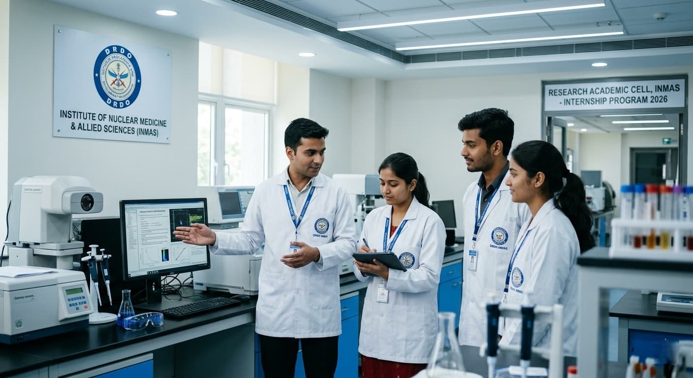 DRDO INMAS Internship 2026 : डीआरडीओ में इंटर्नशिप का सुनहरा मौका, स्टाइपेंड में मिलेंगे 5000 रुपये प्रतिमाह