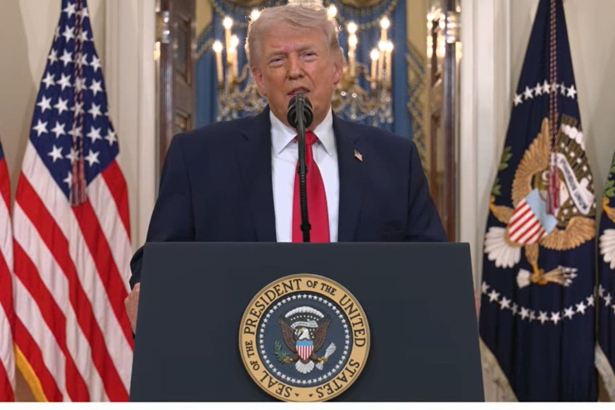 us president donald trump address to nation amid iran us war