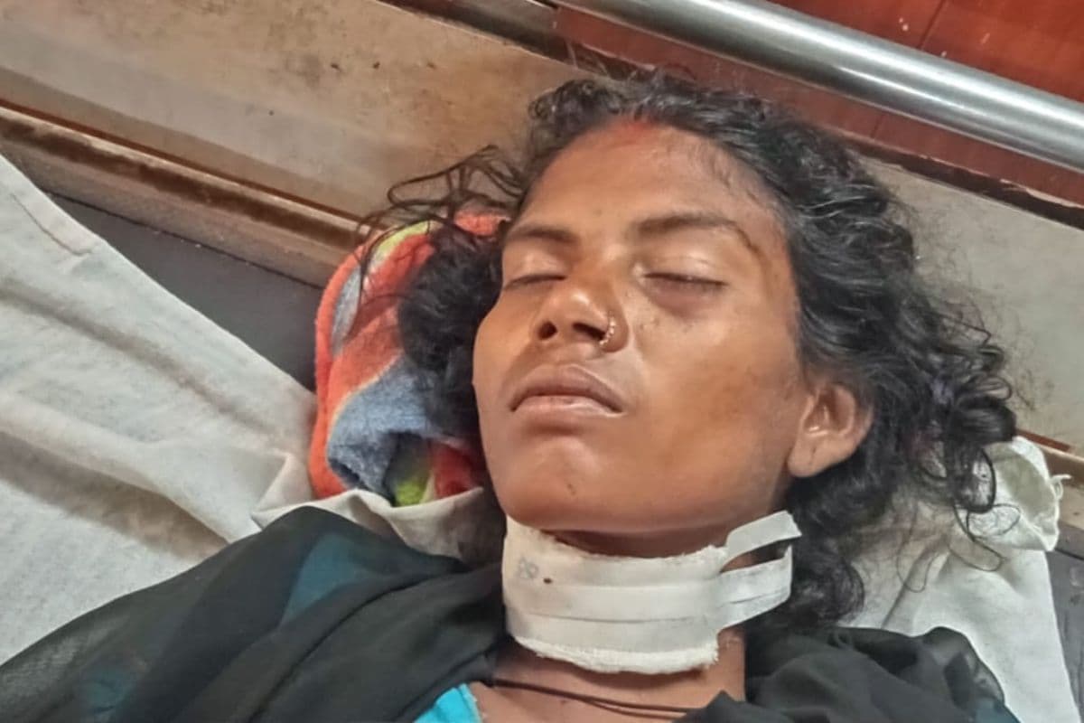 गढ़वा: पति के दूसरी महिला के साथ जाने से टूटी पत्नी, ब्लेड से रेता अपना गला, अस्पताल में भर्ती