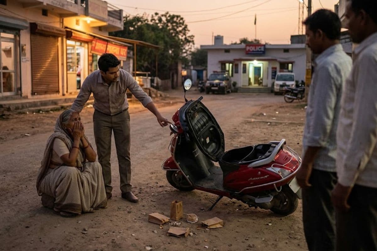 गुमला के घाघरा में बड़ी लूट: थाने से 100 मीटर दूर स्वर्ण व्यवसायी से अपराधियों ने 1 करोड़ का सोना और कैश लूटा