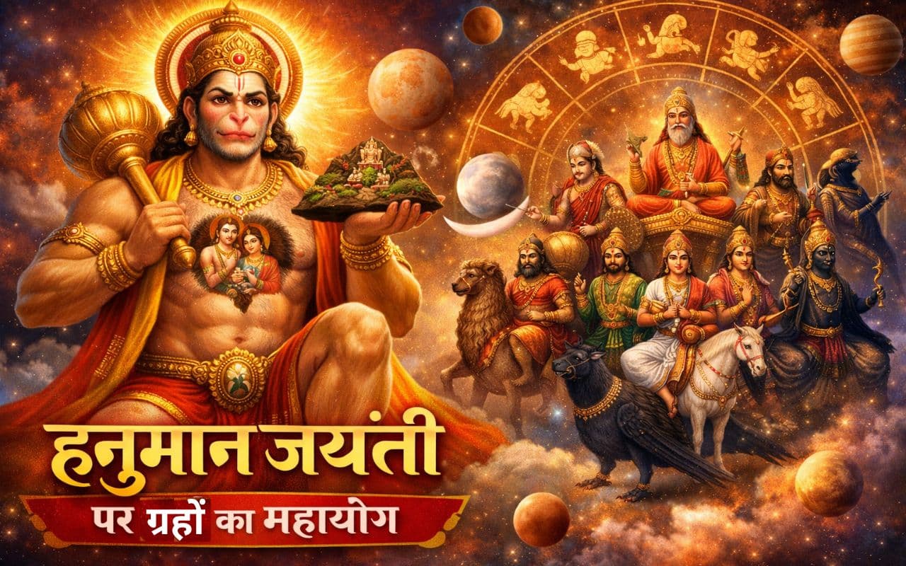 हनुमान जयंती ग्रहों का महायोग: मंगल और चंद्रमा की चाल बदलेगी खेल, इन राशियों की चमकेगी किस्मत