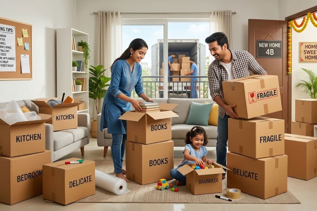 घर शिफ्ट करना अब नहीं लगेगा टेंशन का काम, बस अपनाएं ये 8 आसान ट्रिक्स 