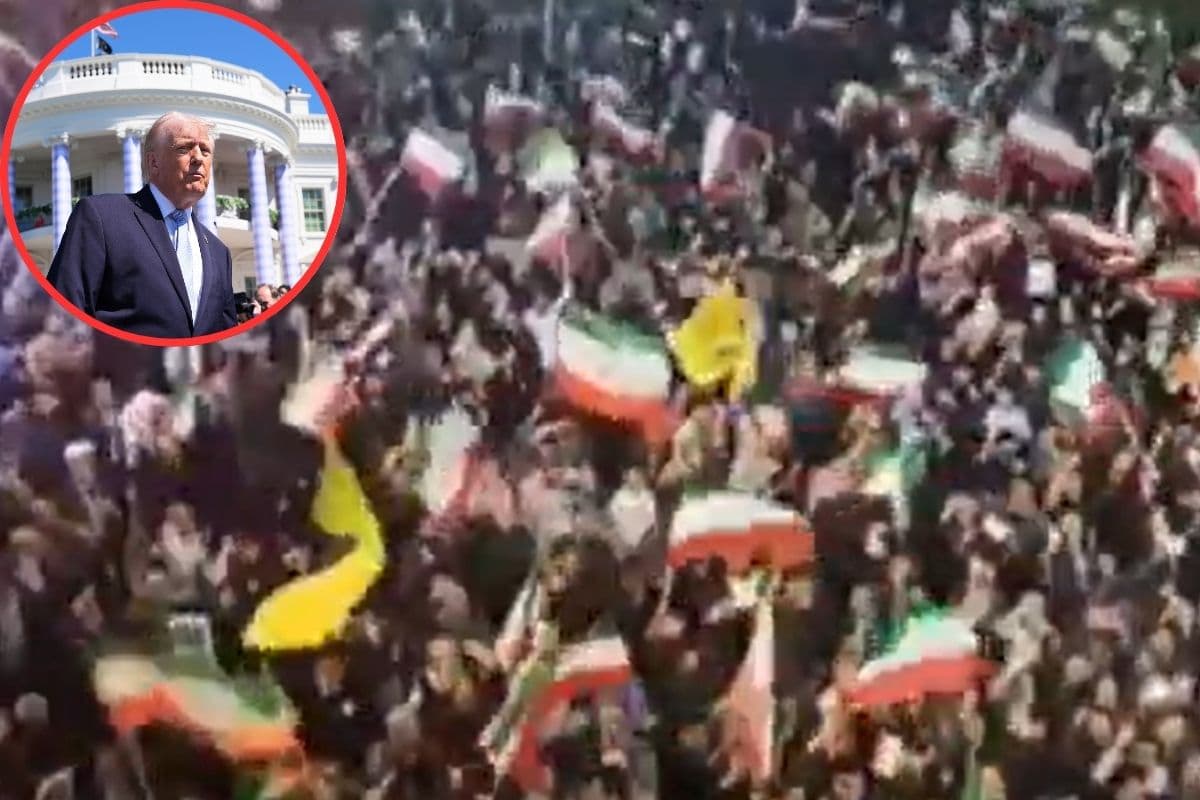 सीजफायर के बाद ईरान में बवाल; इजराइल-अमेरिकी झंडे जलाए गए, मुर्दाबाद के लगे नारे